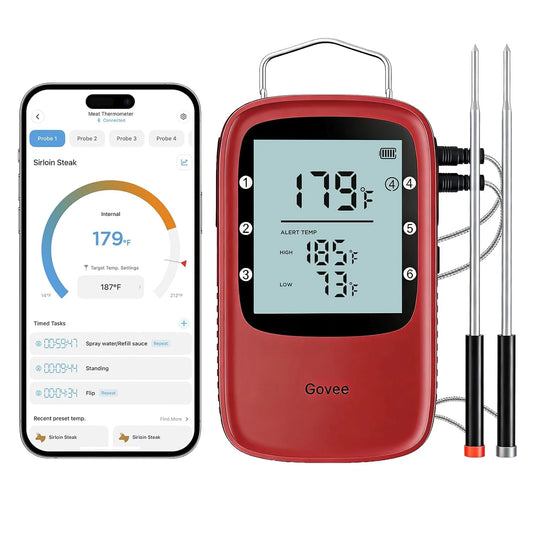 Govee Bluetooth Meat Thermometer Digital with App Alerts and Timer Mode