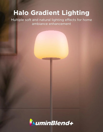 Govee Lantern Floor Lamp, Halo Gradient RGBIC Smart Corner Lamp for Bedroom