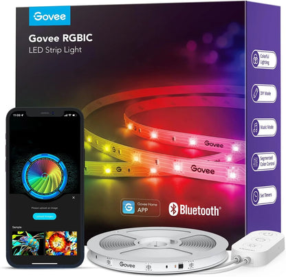 Govee 16.4ft RGBIC LED Strip Lights, LED Lights for Bedroom, APP Control