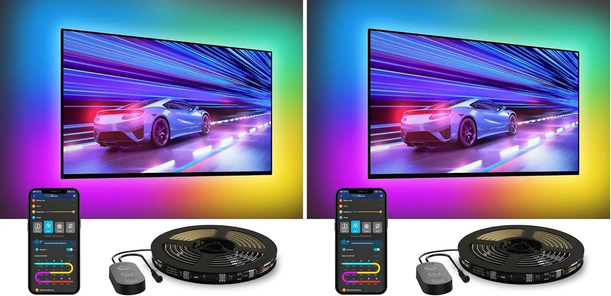 Govee TV LED Backlight, RGBIC Smart LED Strip Lights for 55-65 inch TVs