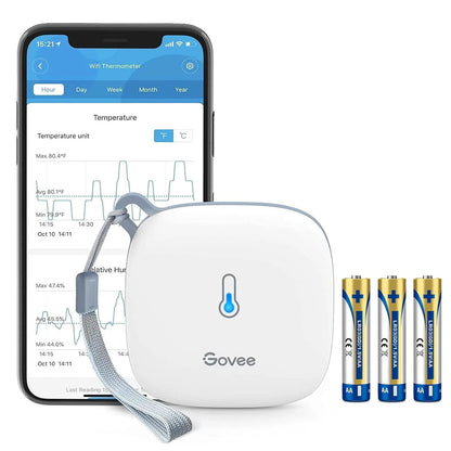 Govee WiFi Thermometer Hygrometer H5179 with App Notification Alert 2 Pack
