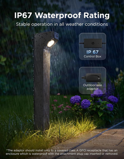 Govee Outdoor Pathway Lights 2 Lite, 8 Pack, 190 Lumens, IP67 Waterproof