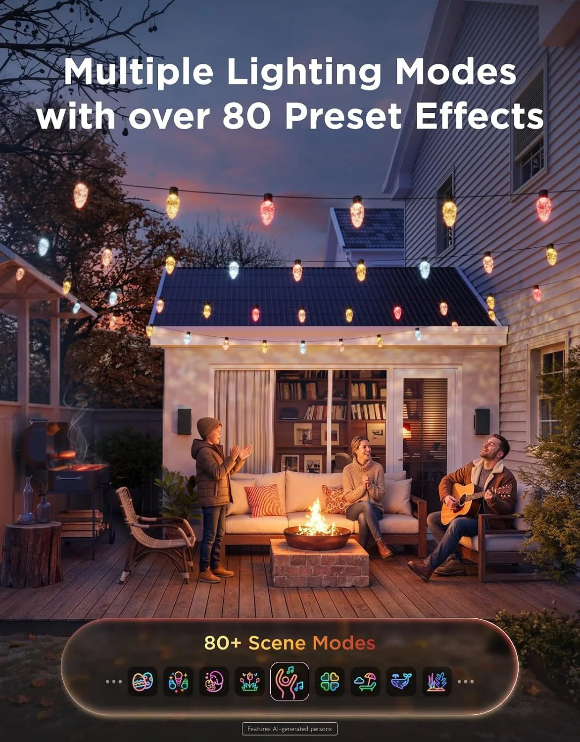 Govee C9 String Lights, Holiday Lights, 49ft