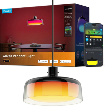 Govee Pendant Lights for Kitchen Island, Three-Layer RGBIC Smart Lighting