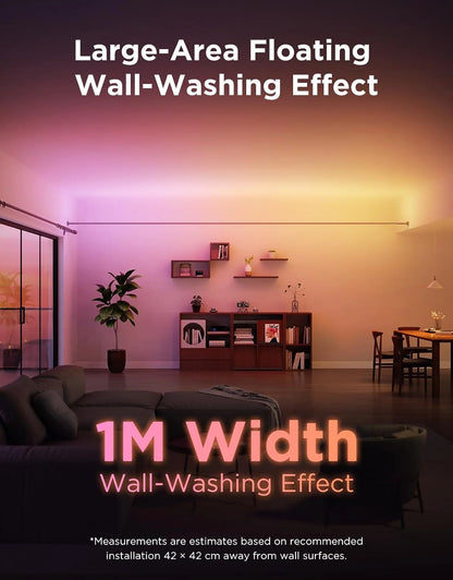 Govee RGBWWIC Strip Light with Skyline Kit 13.1ft, Smart Control, APP, WiFi