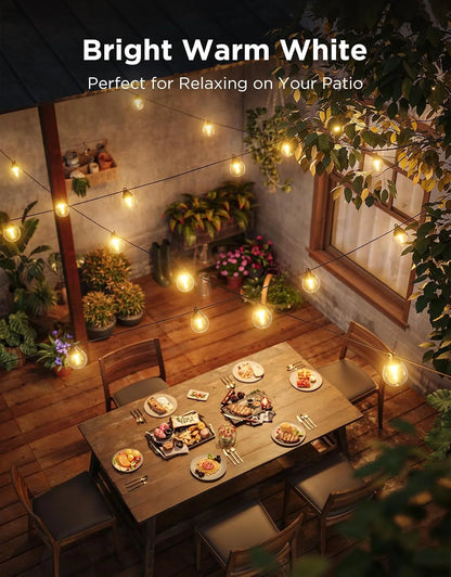 Govee Clear Bulb Outdoor String Lights, 96ft IP67 Patio & Backyard Lights