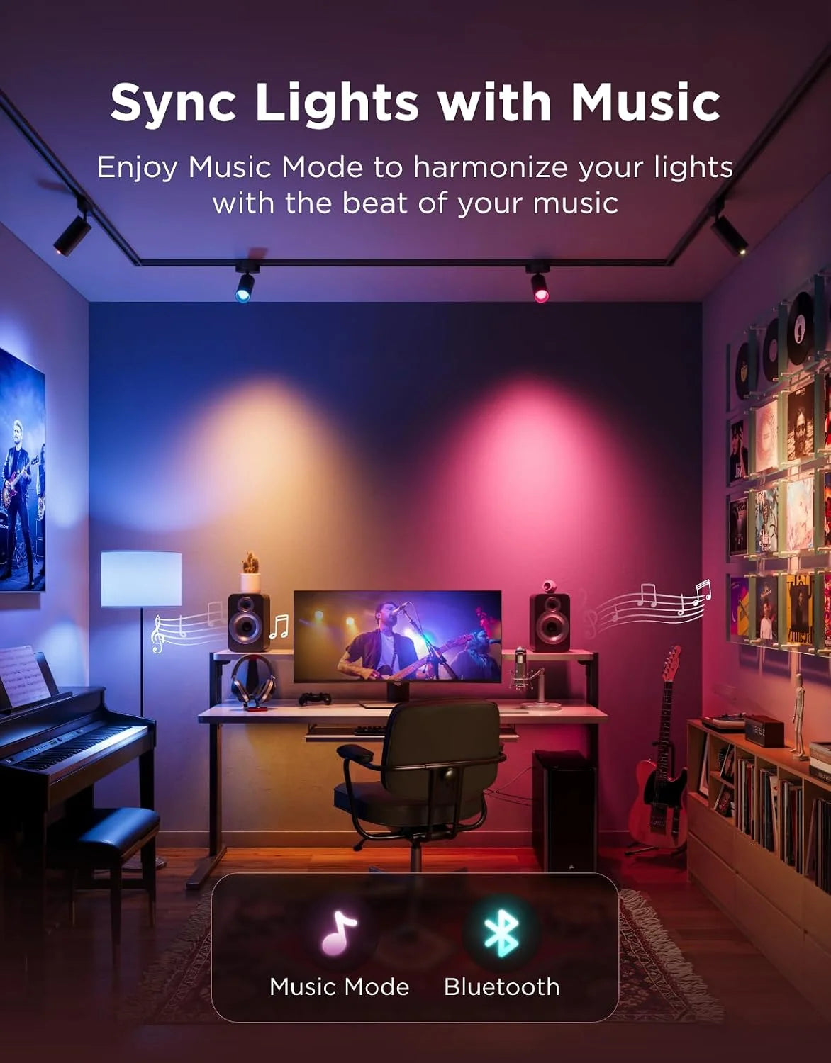 Govee Smart E12 Led Bulb, RGBWW Color Changing, 2.4GHz Only, 450 LM, 6 Pack