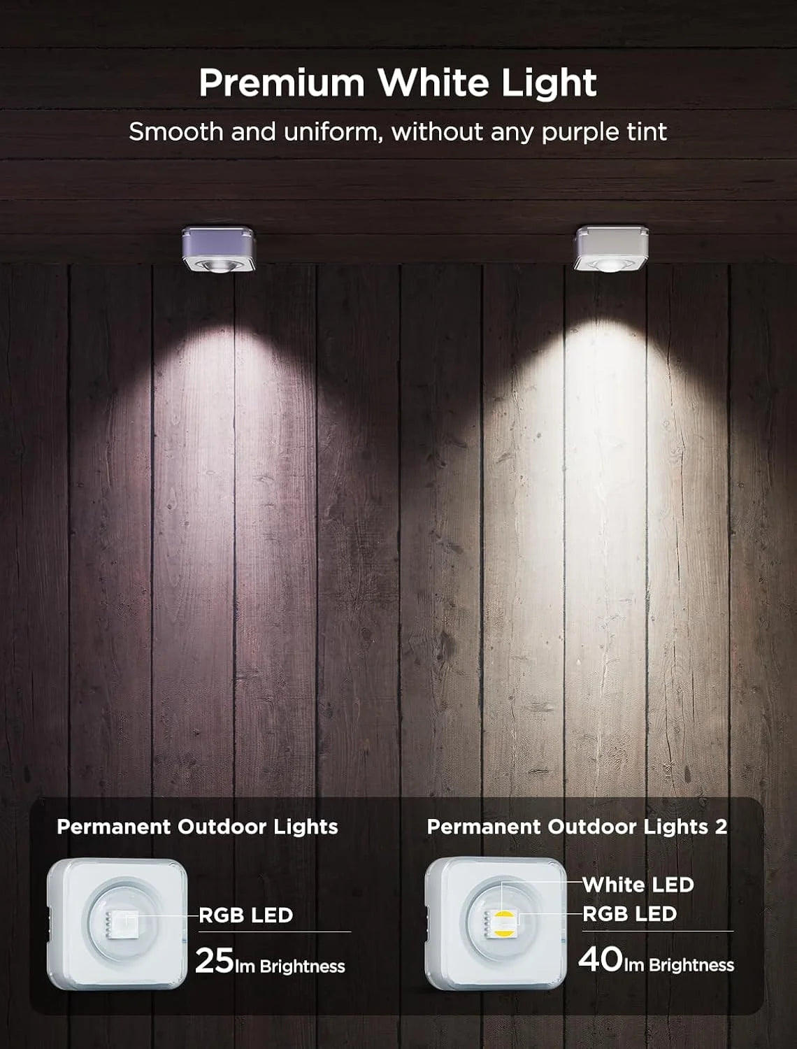 Govee Permanent Outdoor Lights 2, 100ft RGBIC Outdoor Lights with 100 Modes