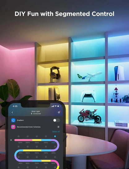 Govee RGBWWIC LED Strip Light 2 Pro 6.56ft, Smart Control, APP, WiFi