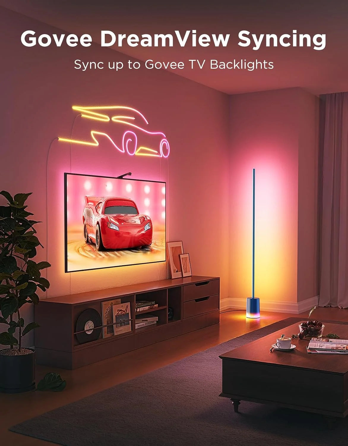 Govee Floor Lamp 2, RGBIC Smart Floor Lamp for Living Room, Bedroom