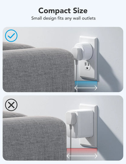 Govee Smart Plug, WiFi Outlet Compatible with Alexa & Google Assts, 1 pcs