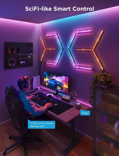 Govee Gaming Wall Light, RGBIC Glide Wall Light