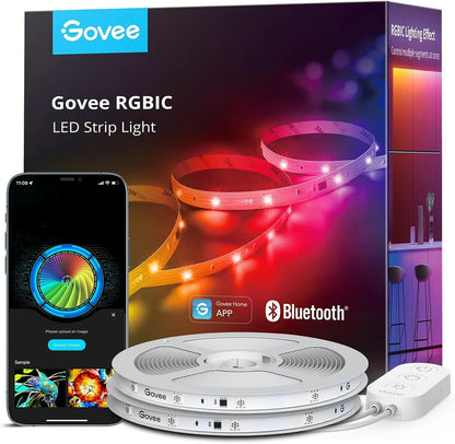 Govee 16.4ft RGBIC LED Strip Lights, LED Lights for Bedroom, APP Control