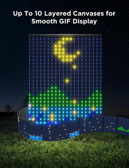 Govee Smart Curtain Lights 2, 1560 LEDs, 14.8×6.6ft for Indoor Decor