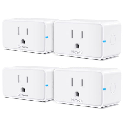 Govee Smart Plug 15A WiFi Bluetooth Outlet 2 Pack, Remote Group Control