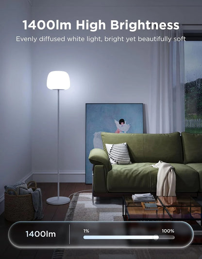 Govee Lantern Floor Lamp, Halo Gradient RGBIC Smart Corner Lamp for Bedroom