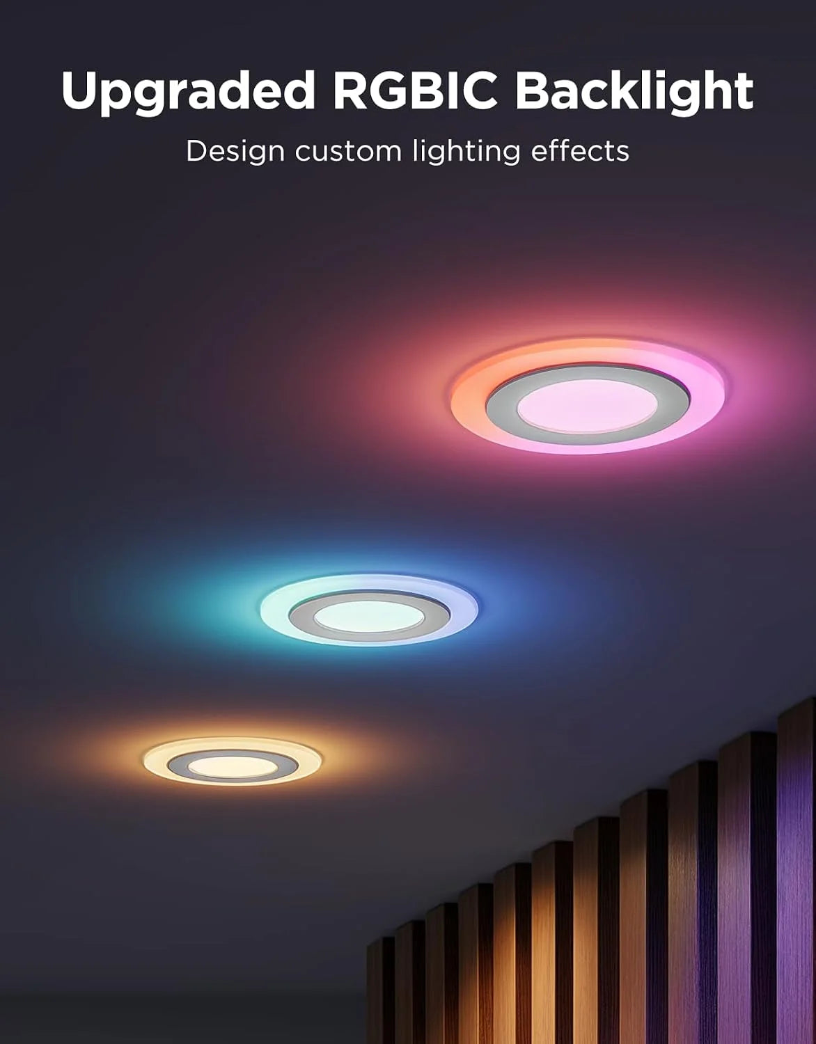 Govee Smart Recessed Lighting 6 Inch, LED Recessed Light 1100LM, 6 Pack