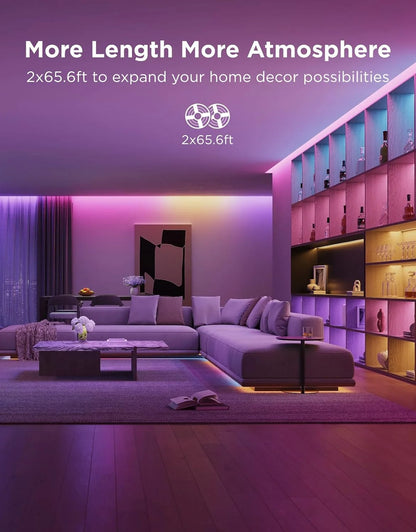 Govee 16.4ft RGBIC LED Strip Lights, LED Lights for Bedroom, APP Control