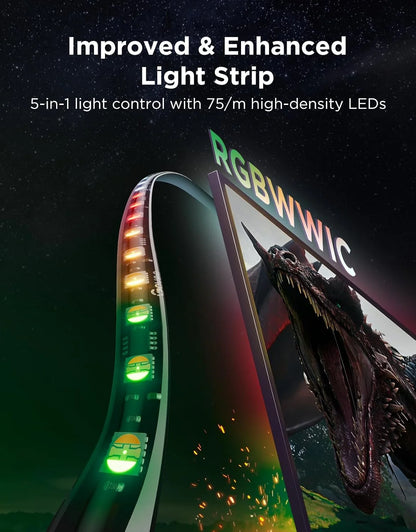 Govee TV Backlight 3 Pro with HDR Triple Camera, Sync to 75-85 Inch Screen