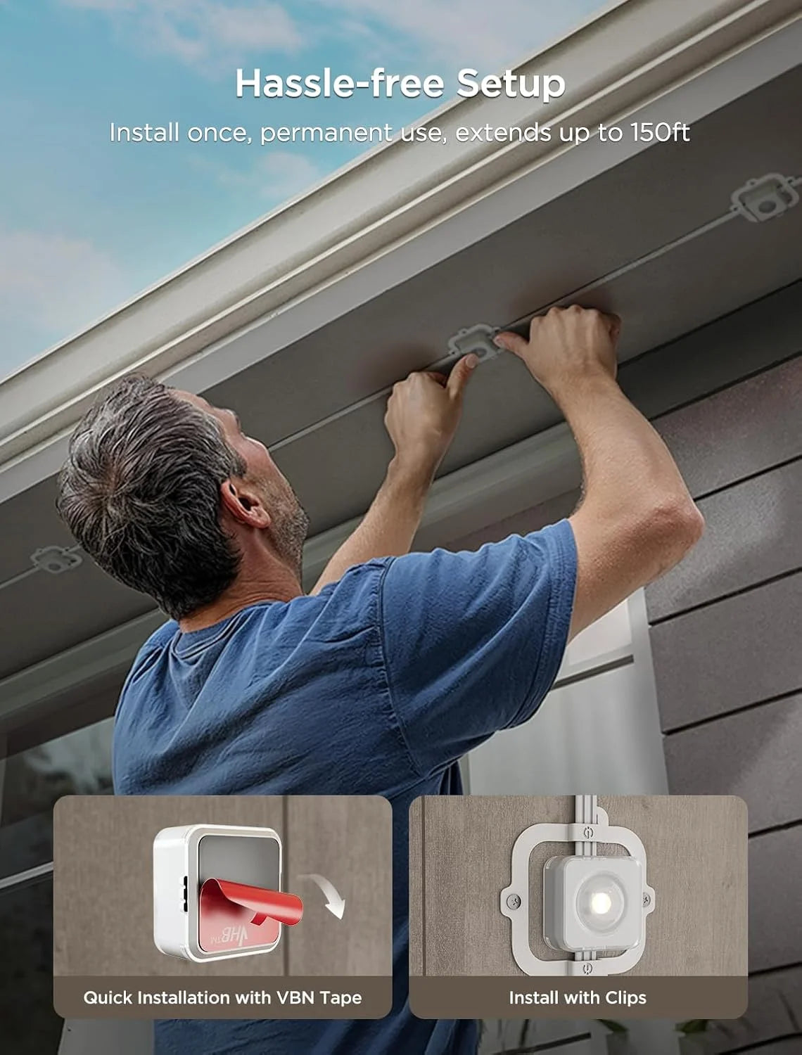 Govee Permanent Outdoor Lights 2, 100ft RGBIC Outdoor Lights with 100 Modes