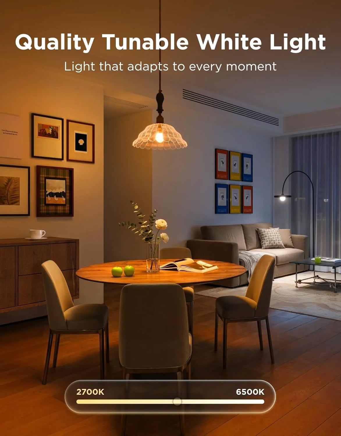 Govee Smart Light Bulbs, A19 LED Light Bulb, 800 Lumen, 6 Pack