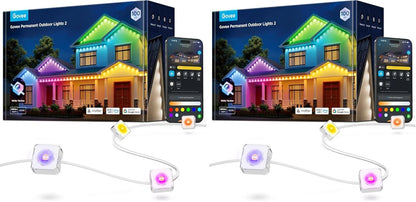 Govee Permanent Outdoor Lights 2, 100ft RGBIC Outdoor Lights with 100 Modes