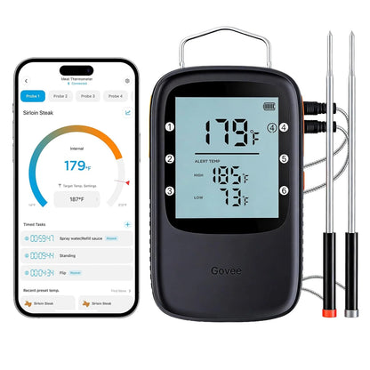 Govee Bluetooth Meat Thermometer Digital with App Alerts and Timer Mode